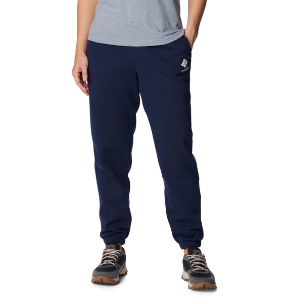 Columbia Women's Trek Jogger, Collegiate Navy/White Logo, 1X Plus