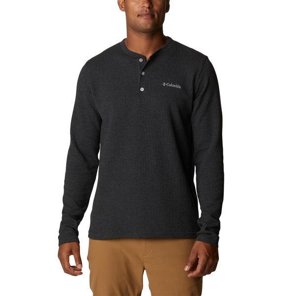 Columbia Men's Pine Peak Waffle Long Sleeve Henley