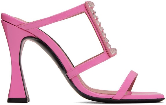 Pink Hoya Heeled Sandals