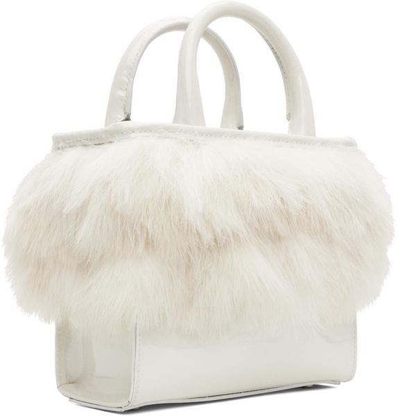 White Feather Bag