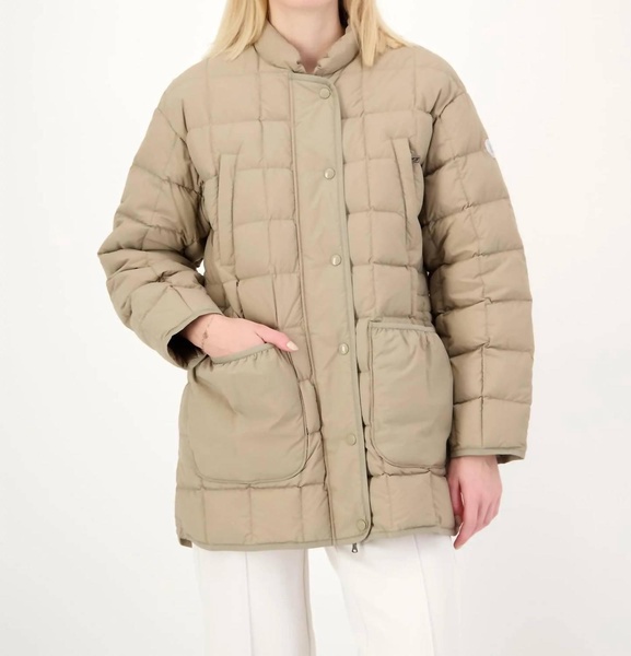 women's luzia down jacket in coffee