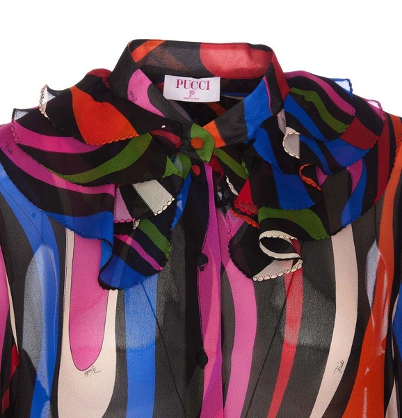 PUCCI Marmo-Printed Button-Up Shirt