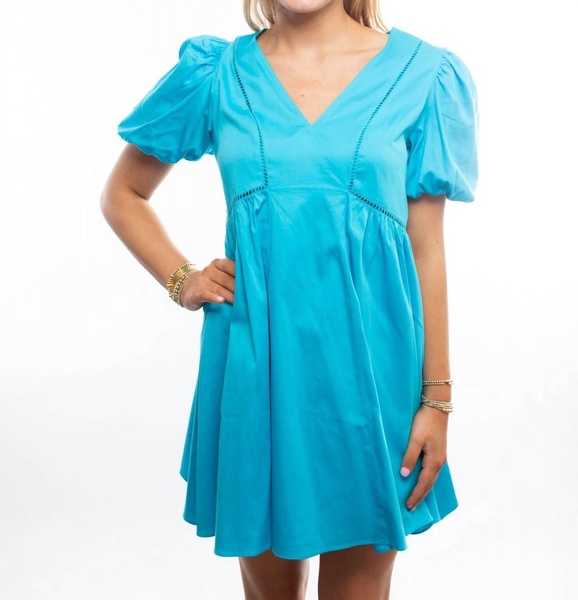 emily dress in turquoise