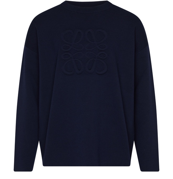 Sweatshirt with debossed Anagram logo