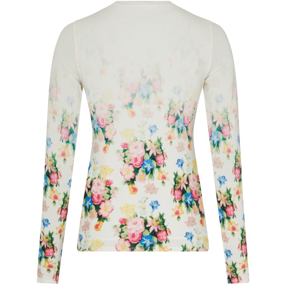 Long-sleeved modal top