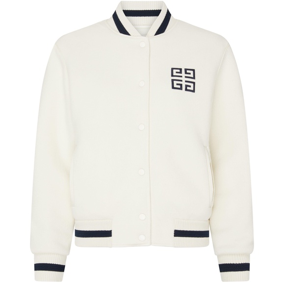 4G varsity jacket in wool