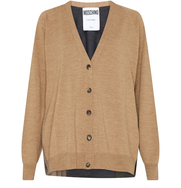 Extra-fine merino wool cardigan