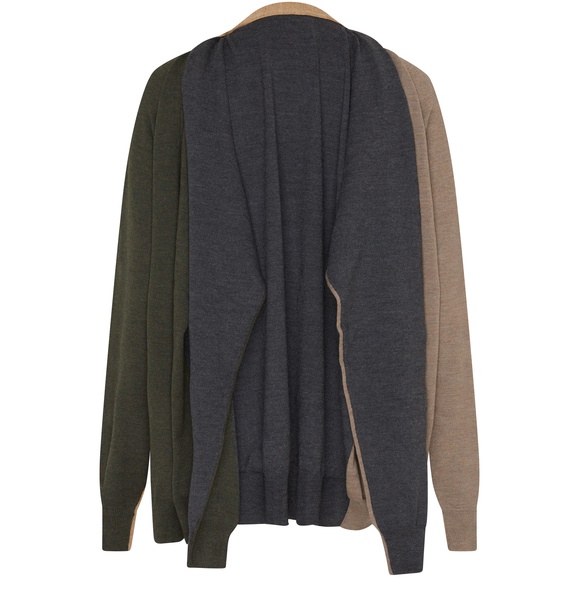 Extra-fine merino wool cardigan