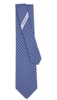 equestrian-print silk tie