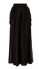 Max Mara Buckle Detailed Maxi Skirt