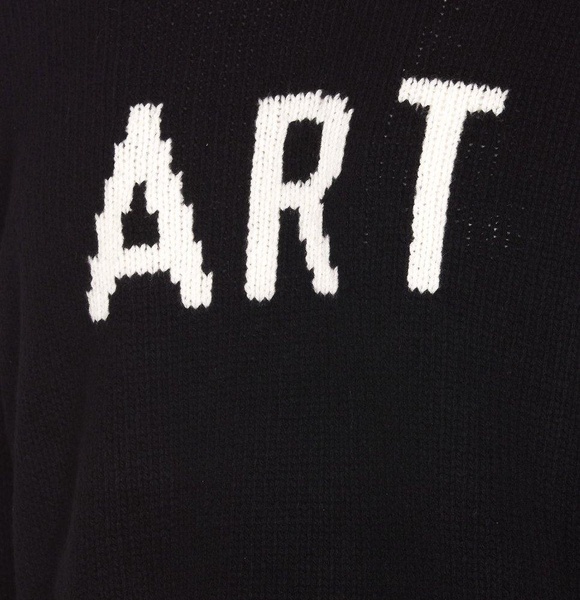 Zadig & Voltaire Kennedy Slogan Intarsia Knitted Jumper