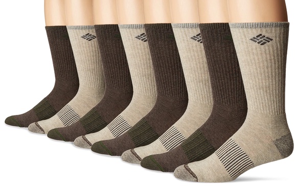 Columbia Men's 4 Pack Everyday Crew Socks