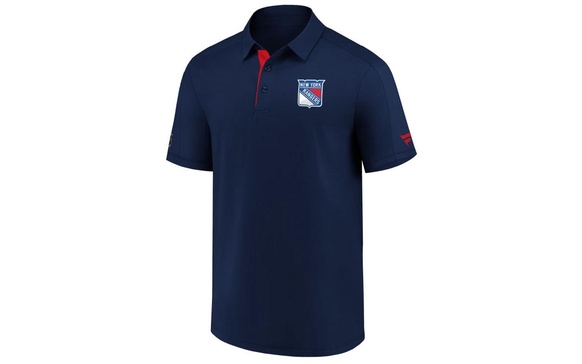 New York Rangers Men's Locker Room Performance Polo