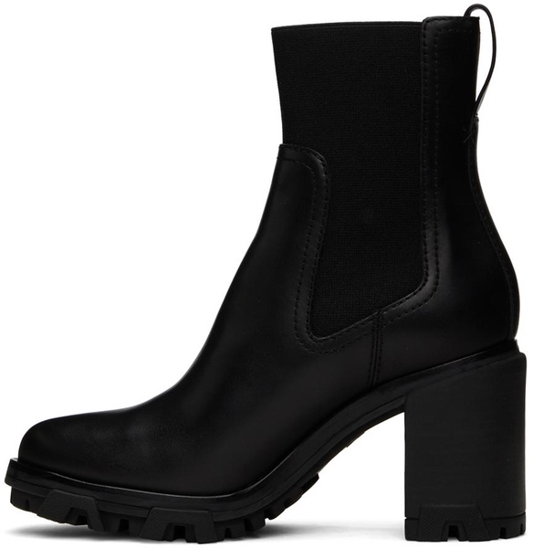 Black Shiloh High Chelsea Boots