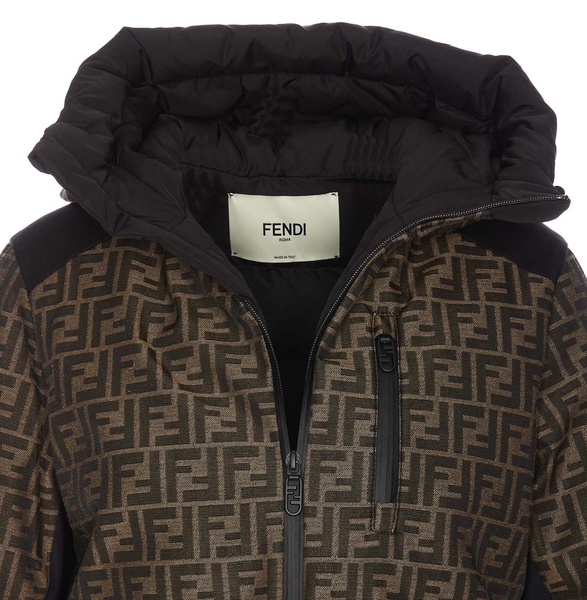 Ff Logo Ski Down Jacket