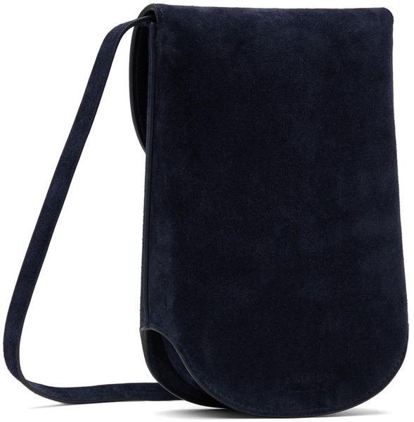 Navy Tondo Pouch