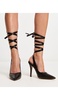 RAID Ishana heeled shoes with ankle tie in black