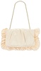 Mavis Ruffle Trim Flat Clutch