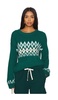 Wool Fair Isle Crew Neck Sweater