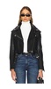 Kindra Cropped Moto Jacket