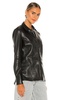 Faux Leather Shirt