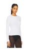 Rib Long Sleeve Sweater Tee