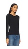 Pointelle Long Sleeve