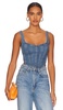 Denim Corset Bustier