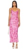 Islamorada Bias Strappy Maxi Dress