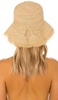 Packable Raffia Bucket Hat