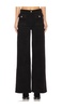 Raven Patch Pocket Wide Leg Pant