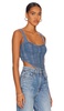 Denim Corset Bustier