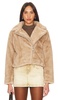 Faux Mink Jacket