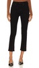 isola straight crop jean in plush black