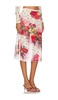 Printed Midi Skirt