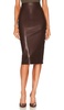 Faux Leather Pencil Skirt