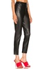 Faux Leather Five Pocket Pant