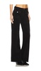 Raven Patch Pocket Wide Leg Pant