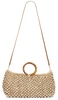 Lena Pompom Straw Bag