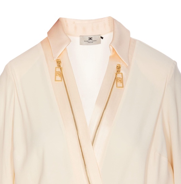 Georgette Body Satin Shirt