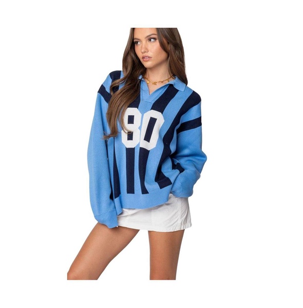 Women's Larson Oversized Polo Sweater