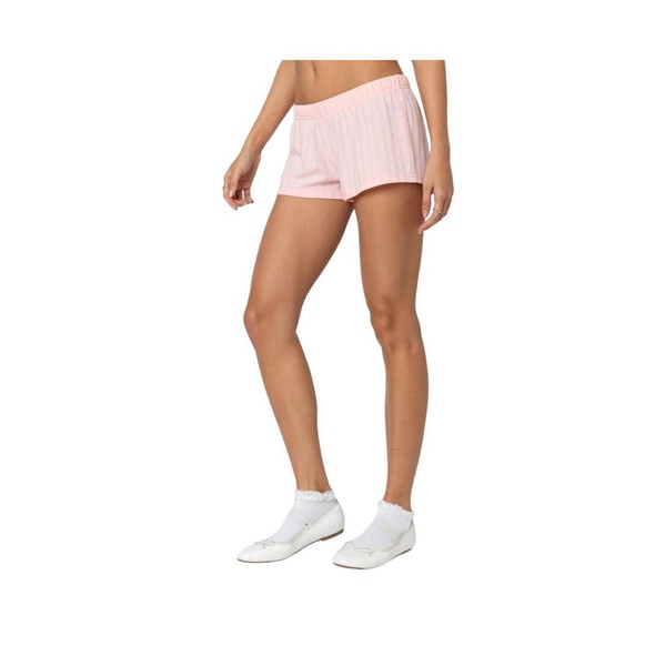 Women's Irene Low Rise Pointelle Micro Shorts