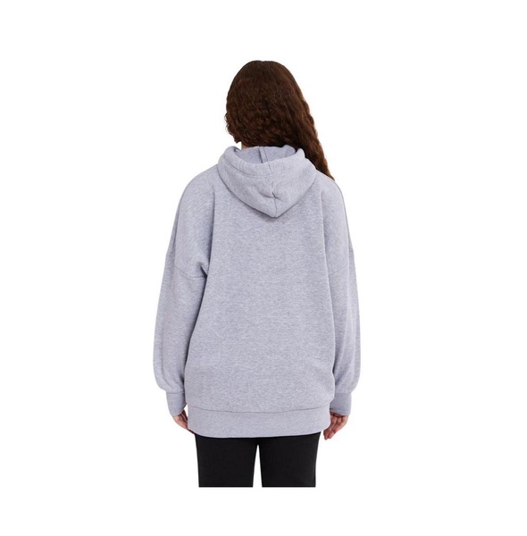 Women's Dayla Oversized Hoodie in Grey Marl