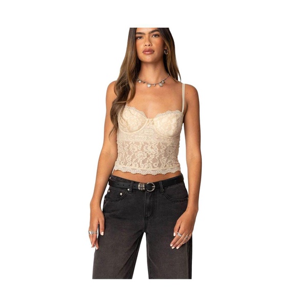 Women's Charisma Sheer Lace Bra Top