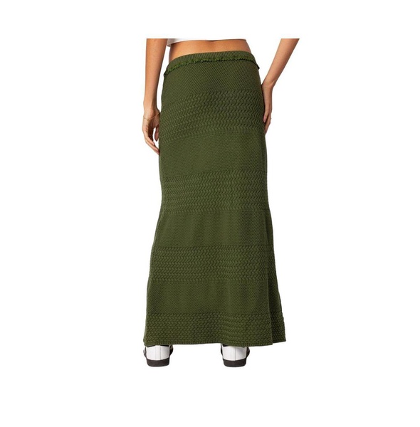 Garner textured knit maxi skirt