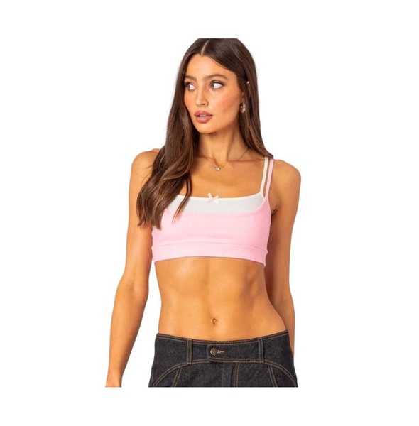 Women's Gracie layered bra top