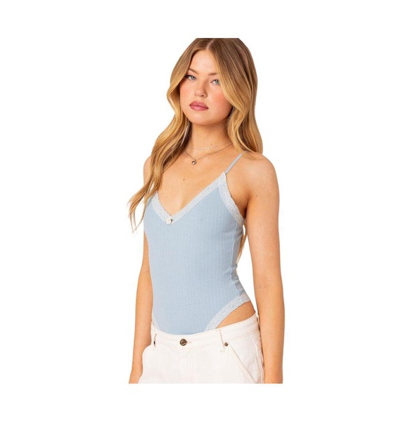 Women's Aurora Lace Trim Bodysuit