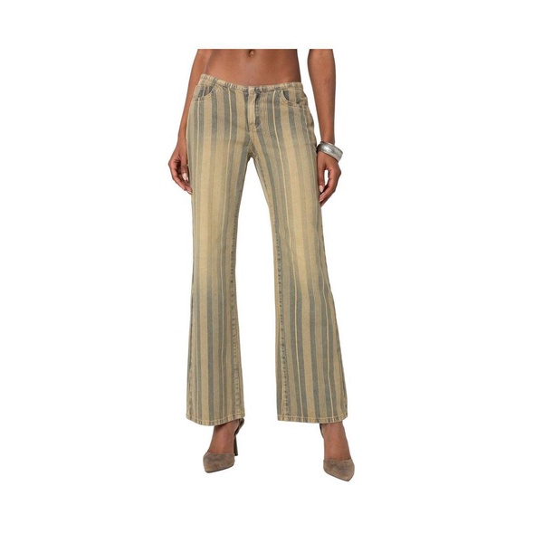 Women's Eternity Pinstripe Flare Jeans