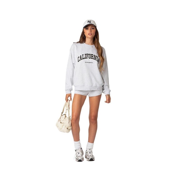 California girl oversized sweatshirt