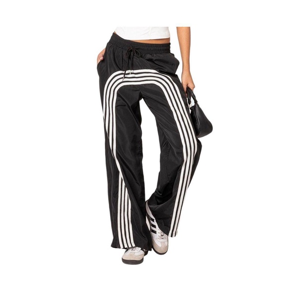 Women's Wilda striped nylon track pants